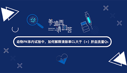 動物PK體內(nèi)試驗中，如何解釋清除率CL大于肝血流量Qh